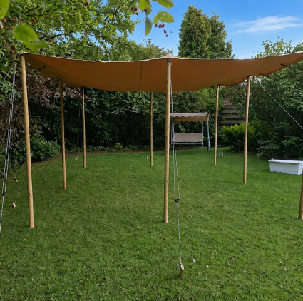 Foto tarp 6 bij 4 meter